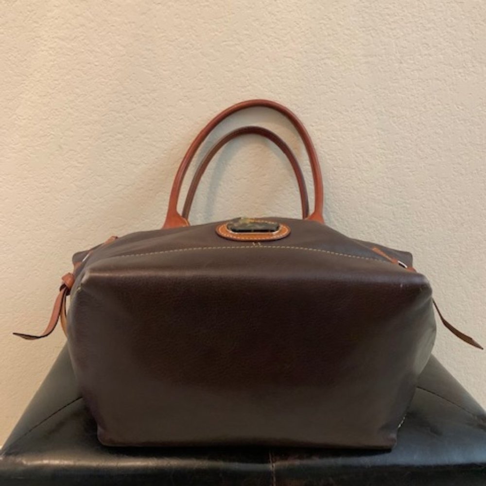 Dooney & Bourke Brown Satchel - Picture 3 of 7
